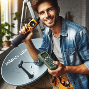 آموزش نصب ماهواره با فایندر عقربه ای